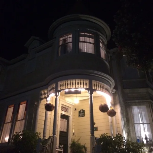 Who is that in the window?