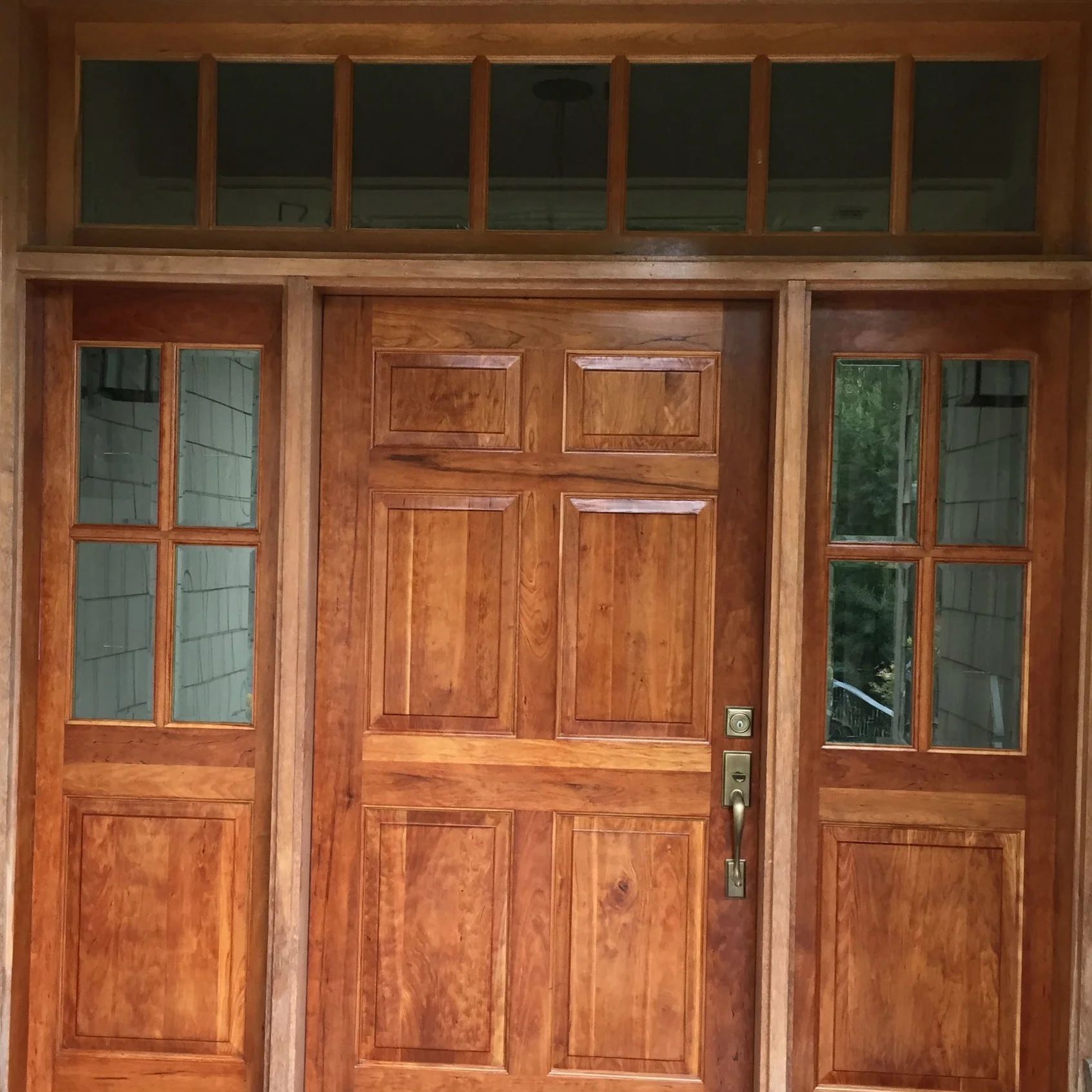 Refinishing a Front Door and Door Frame