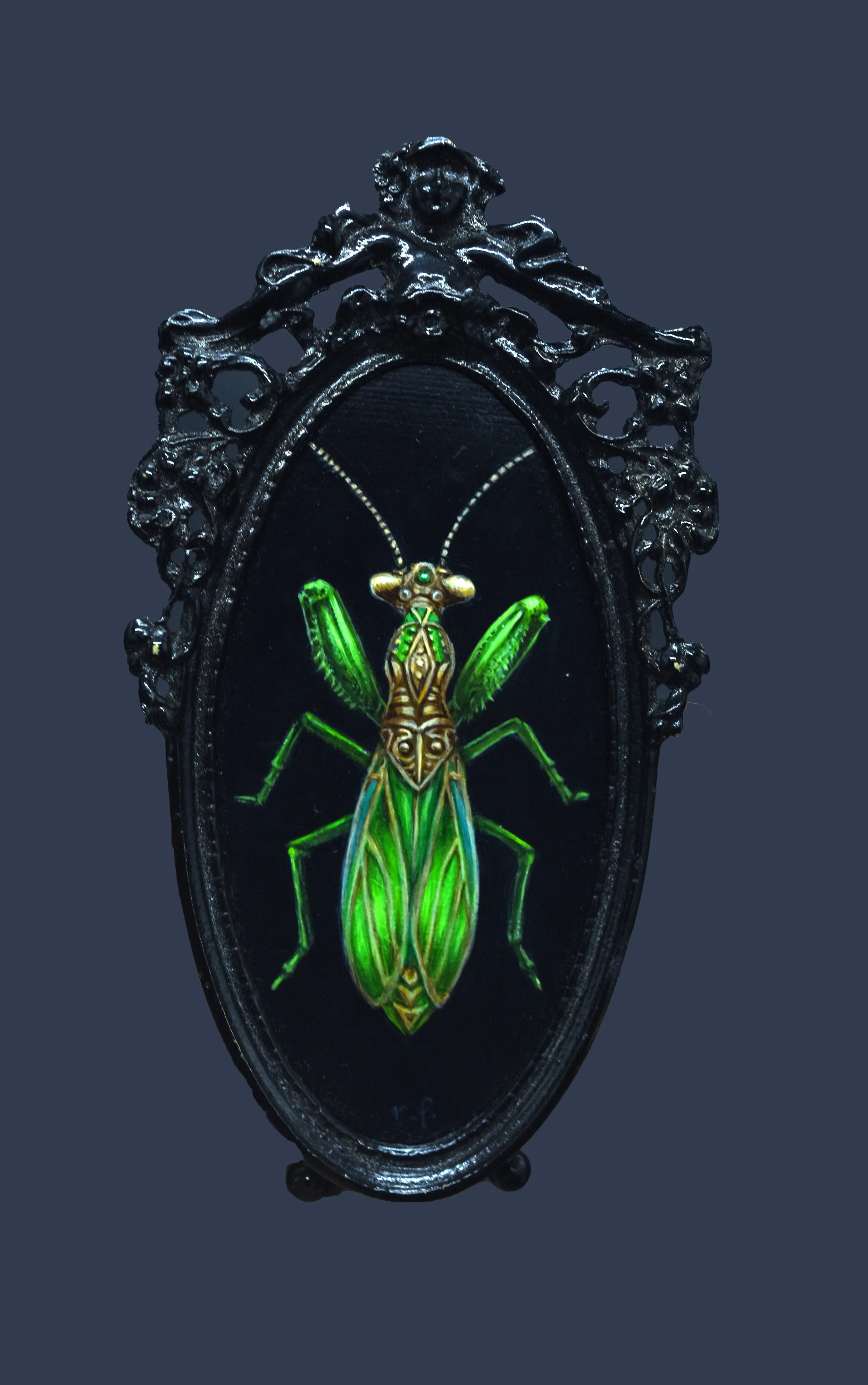 Battle Armour Bugs - Preying Mantis 2026 -
Battle Armour Bugs imagines introduced insects as an occupying force, not intentionally destructive, but participants in a conflict created by human movement. Together, the five insects span almost two centu