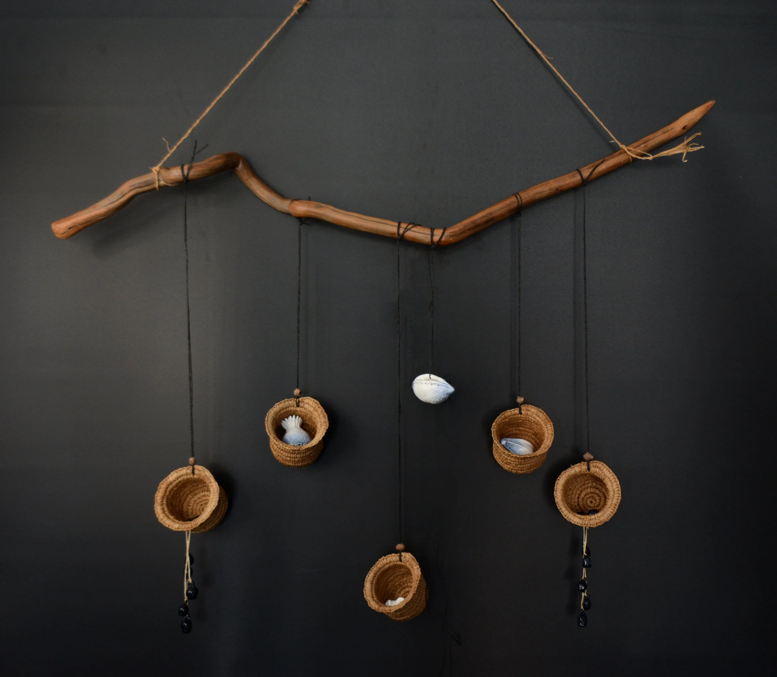 The Things We Carry 2026 -
Seed pods are vessels of continuation. They hold the future within them while bearing the marks of place, season, and survival. These white and blue ceramic seeds, become both fragile and enduring, echoing the tension betwe