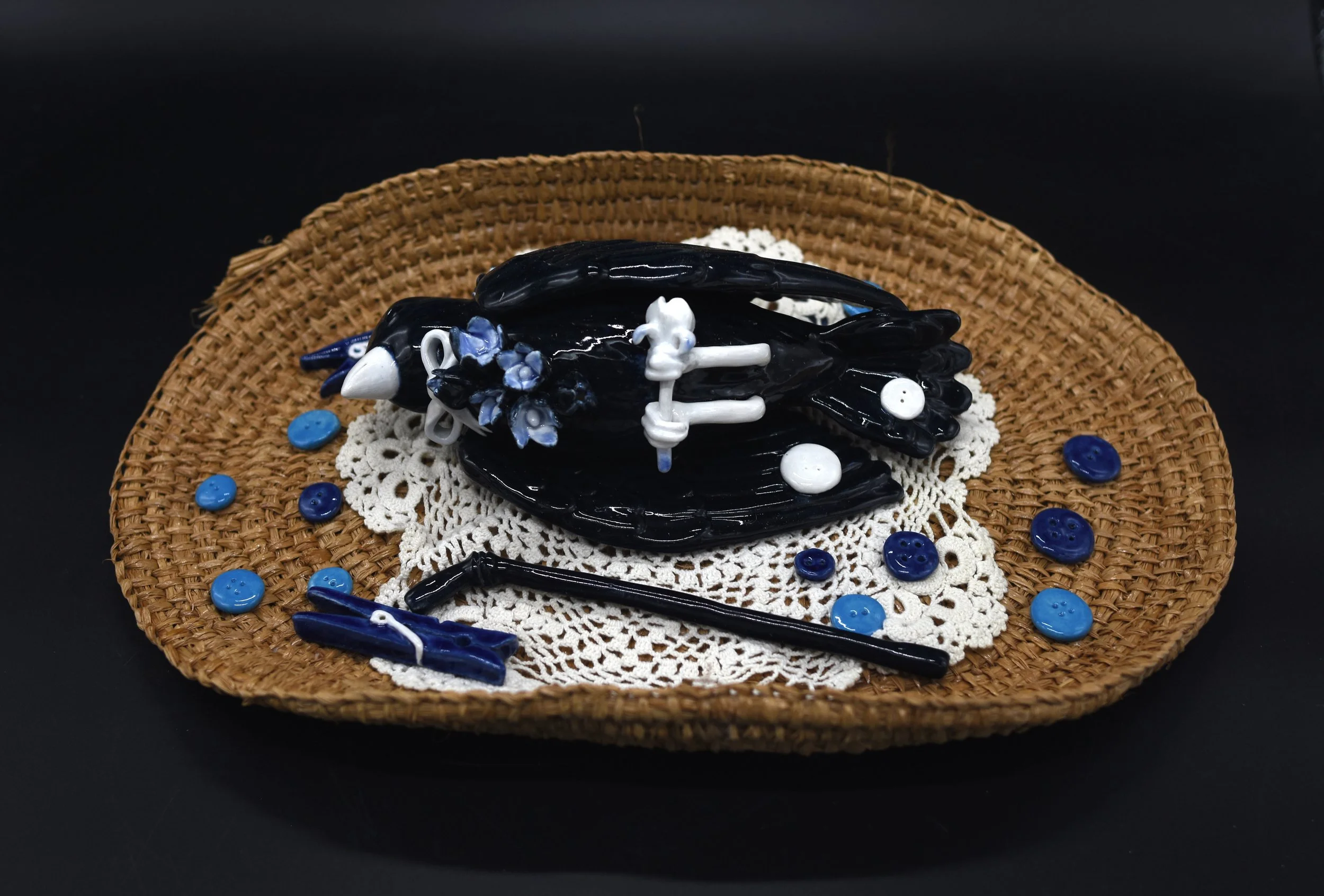 Something Borrowed... 2026 - The satin bowerbird is endemic to eastern Australia. Early European naturalists were puzzled by the bowerbird, believing their intricate twig structures were nests. Researchers eventually discovered they were courtship st