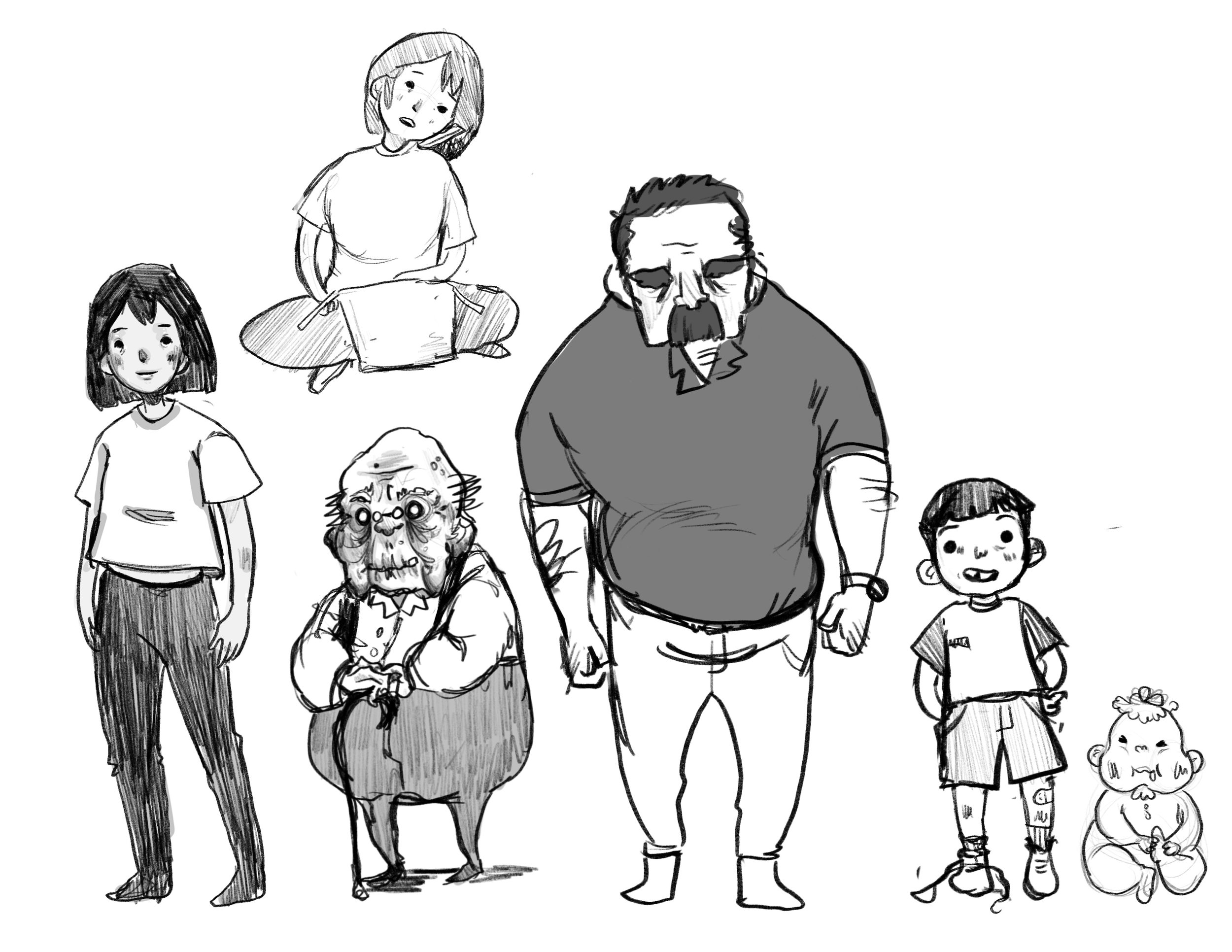 Moving: Various Characters
