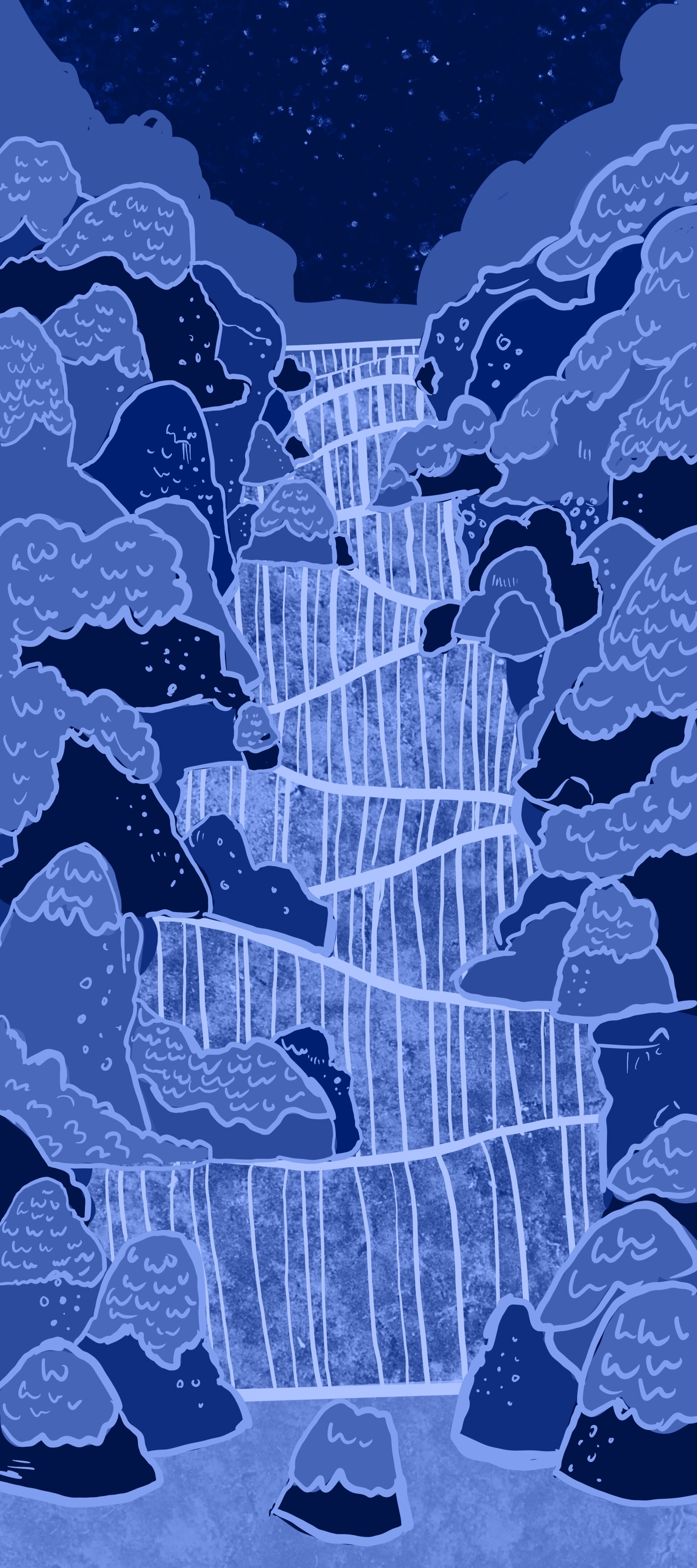 Upstream: Vertical Pan Background