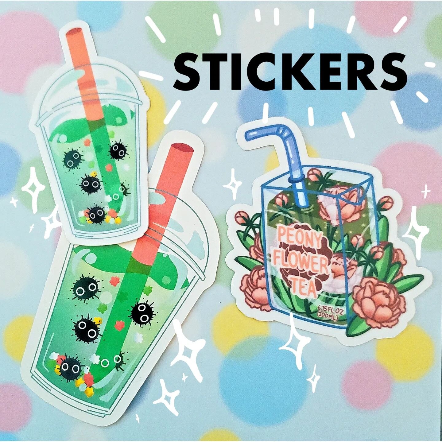 These are the stickers I designed for my shop this month🧃🧋. They are available until September 9th, link in my bio.
.
.
.
.
#procreate #stickers #drawing #artistofinstagram #smallbusiness #shop #cute #studioghibli #tea #boba #instaart #anime