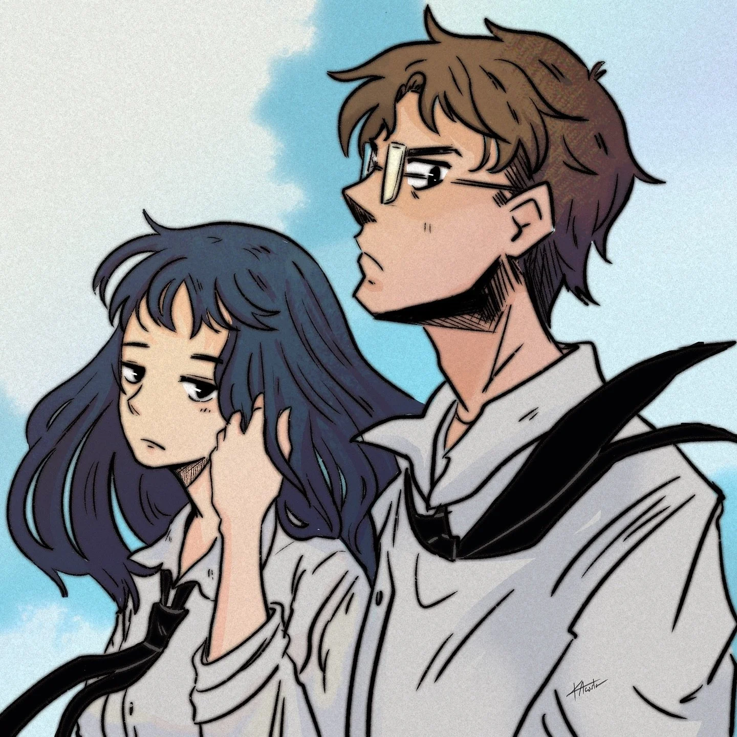 Sketchbook 12.14 more drawings of this duo. 
.
.
.
.
.
#procreate #art #drawing #sketchbook #sketching #team #partnersincrime #illustration #digitalart