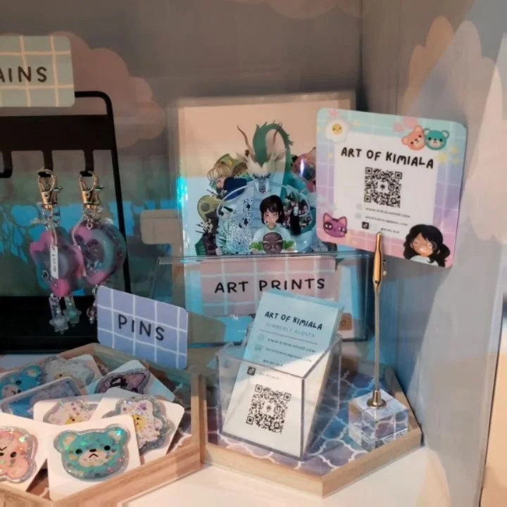 I am officially selling my small crafts and mini prints at Adore Boutique in Westfield Plaza Bonita Mall (San Diego) 🤗. I took a pause from my online shop this month to work on this🙇&zwj;♀️. I'm excited to see how my shop will keep growing. 
.
.
.
