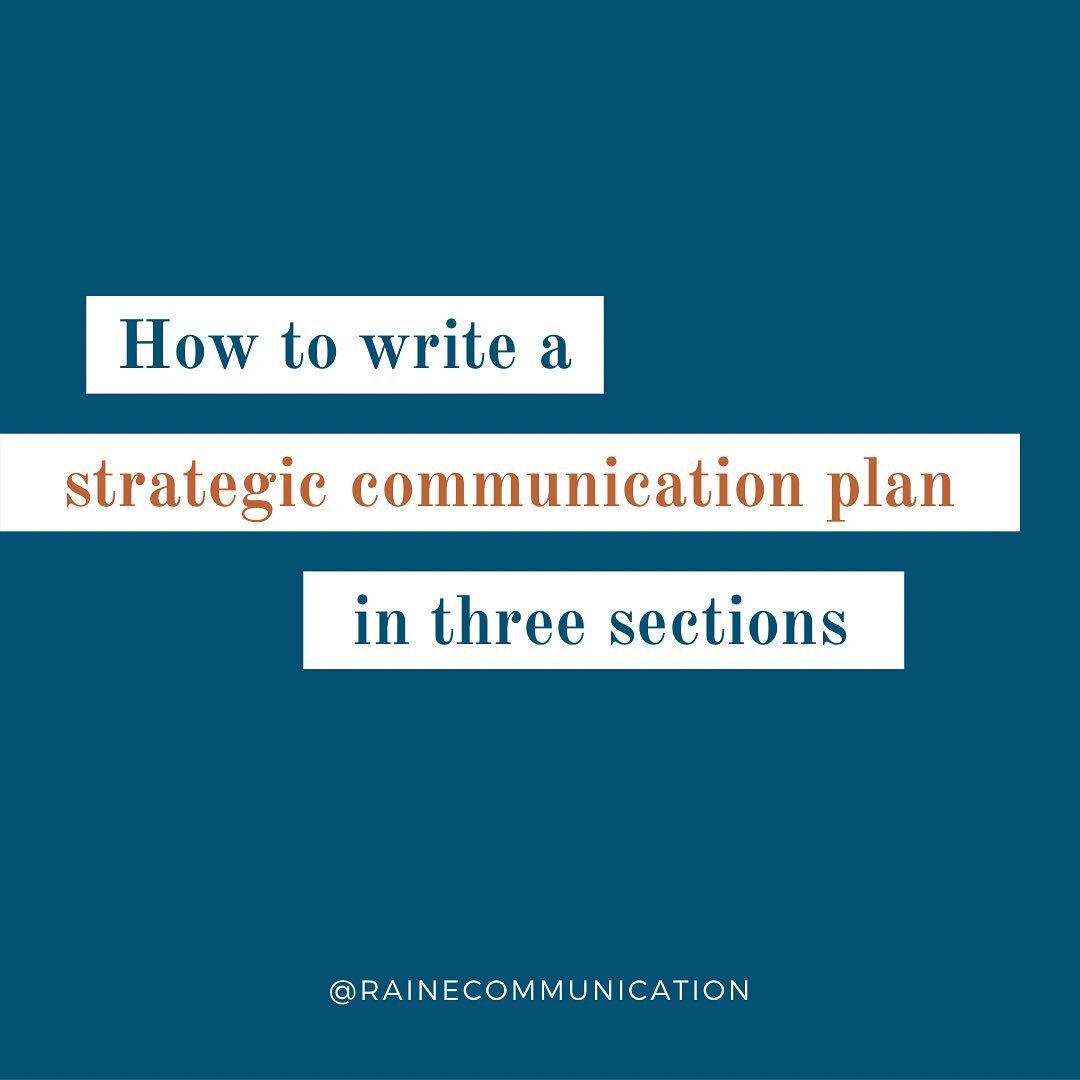 strategic communication action plan