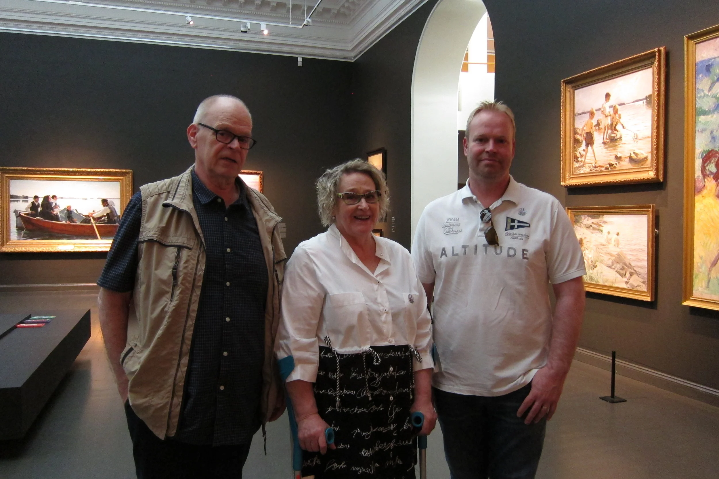 Paula's family  at the Ateneum Museum, Helsinki, 5/21/19