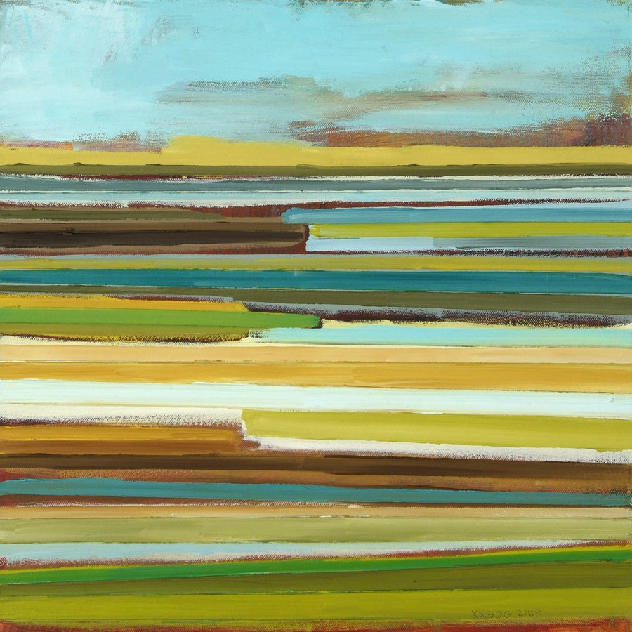“Layers”, 16x16”, acrylic on canvas, 2009