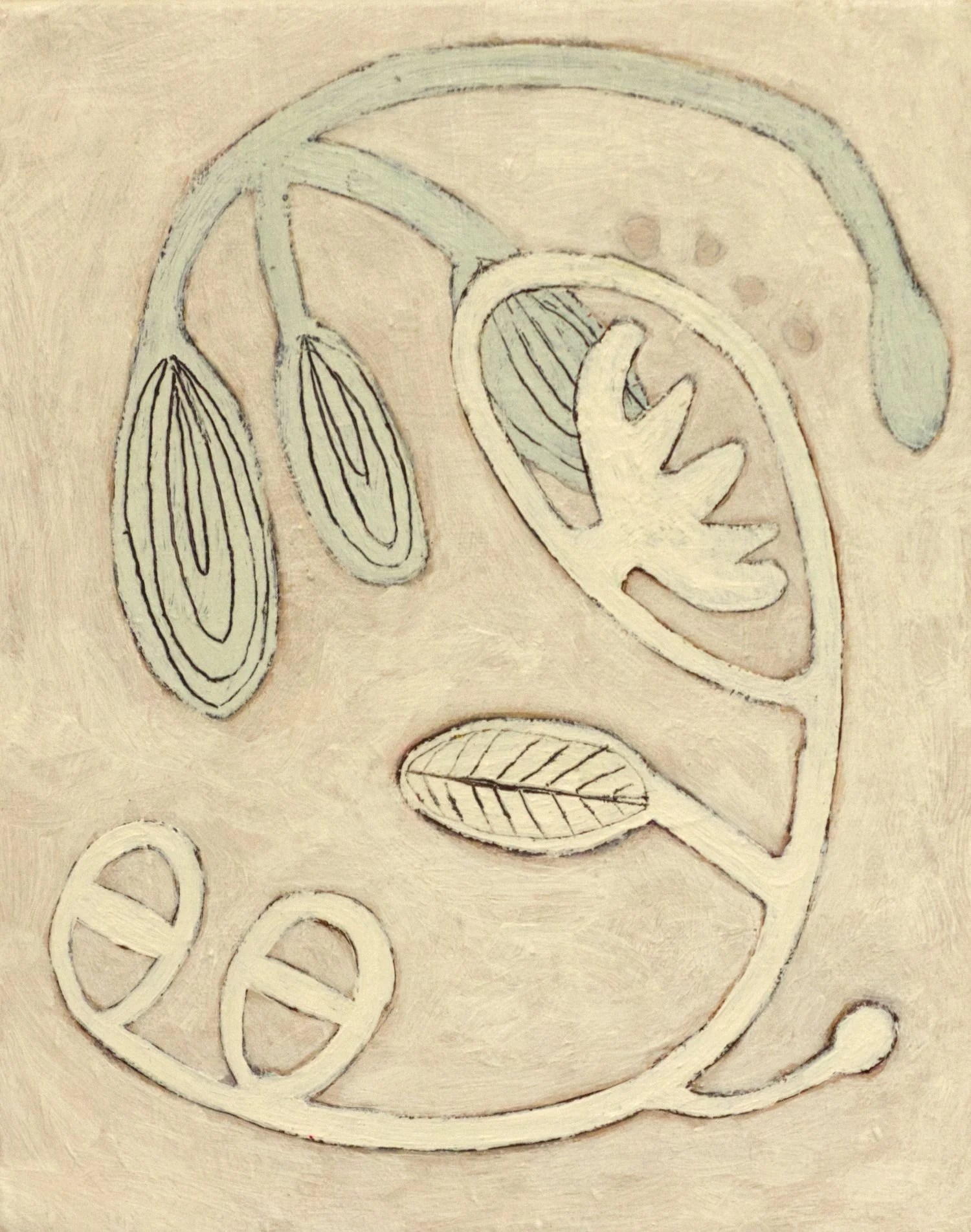 “Peaceful”, 8x10”, acrylic on canvas, 2025