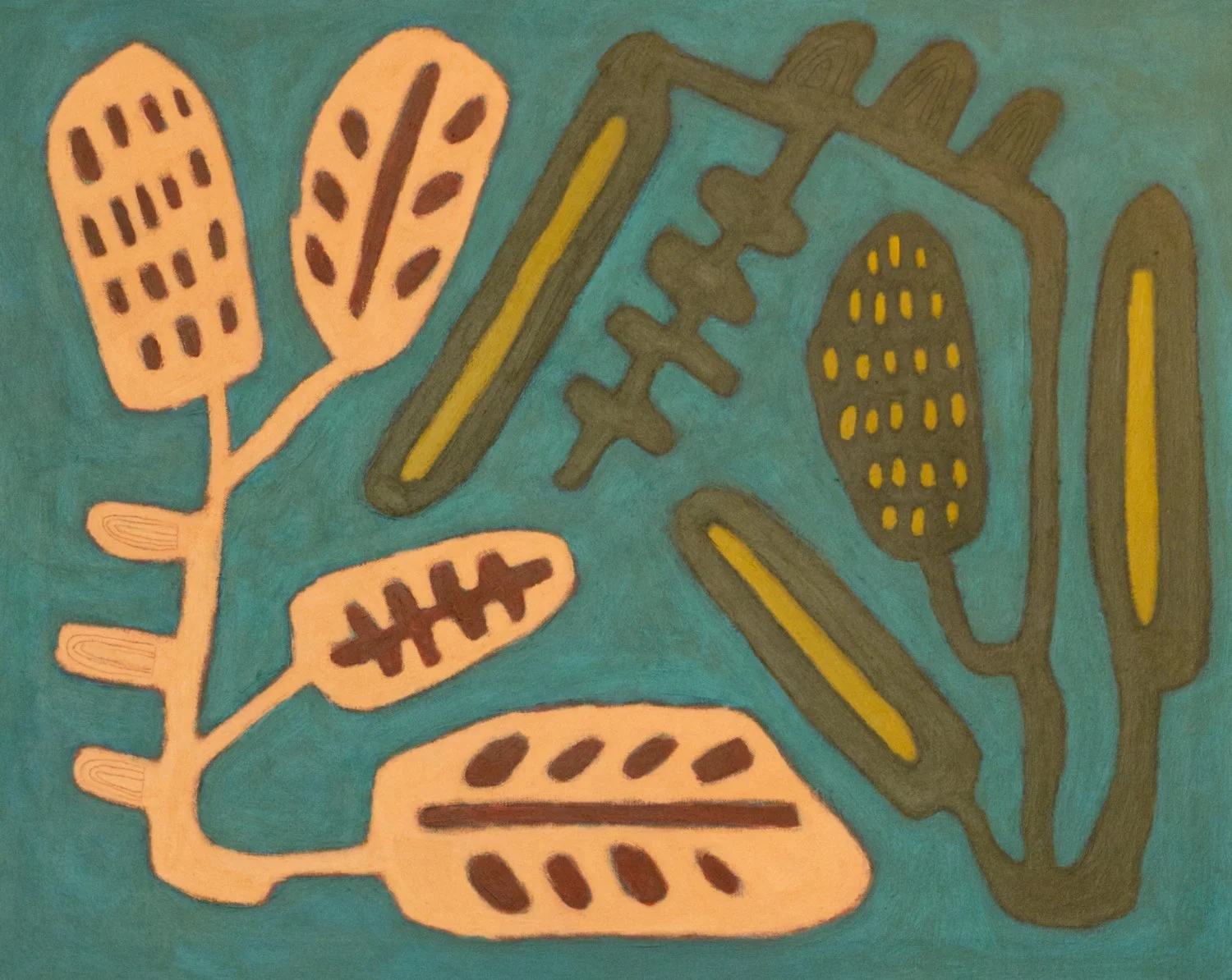 “Waking UP”, 24x30”, acrylic on canvas, 2025