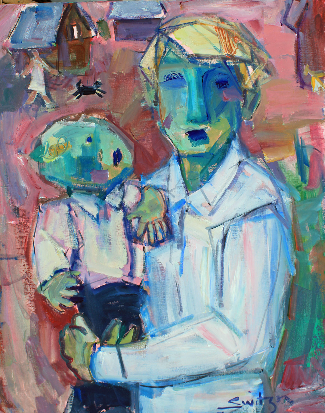 “Ditto”, 30x24 inches, oil on canvas