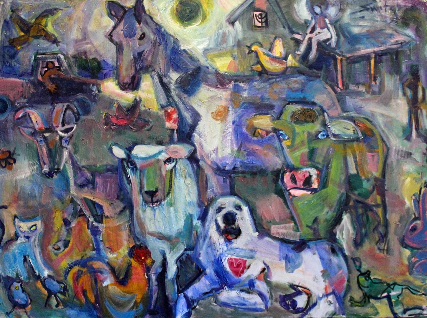 “Friday Night”, 30x40 inches, oil on canvas, SOLD