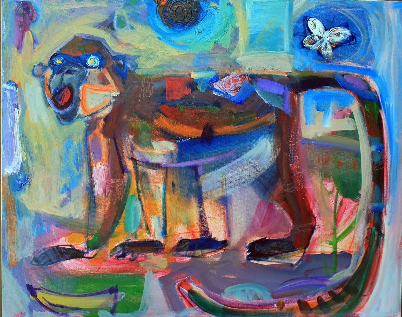 “Have you seen my Monkey”, 24x30 inches, oil on canvas, SOLD