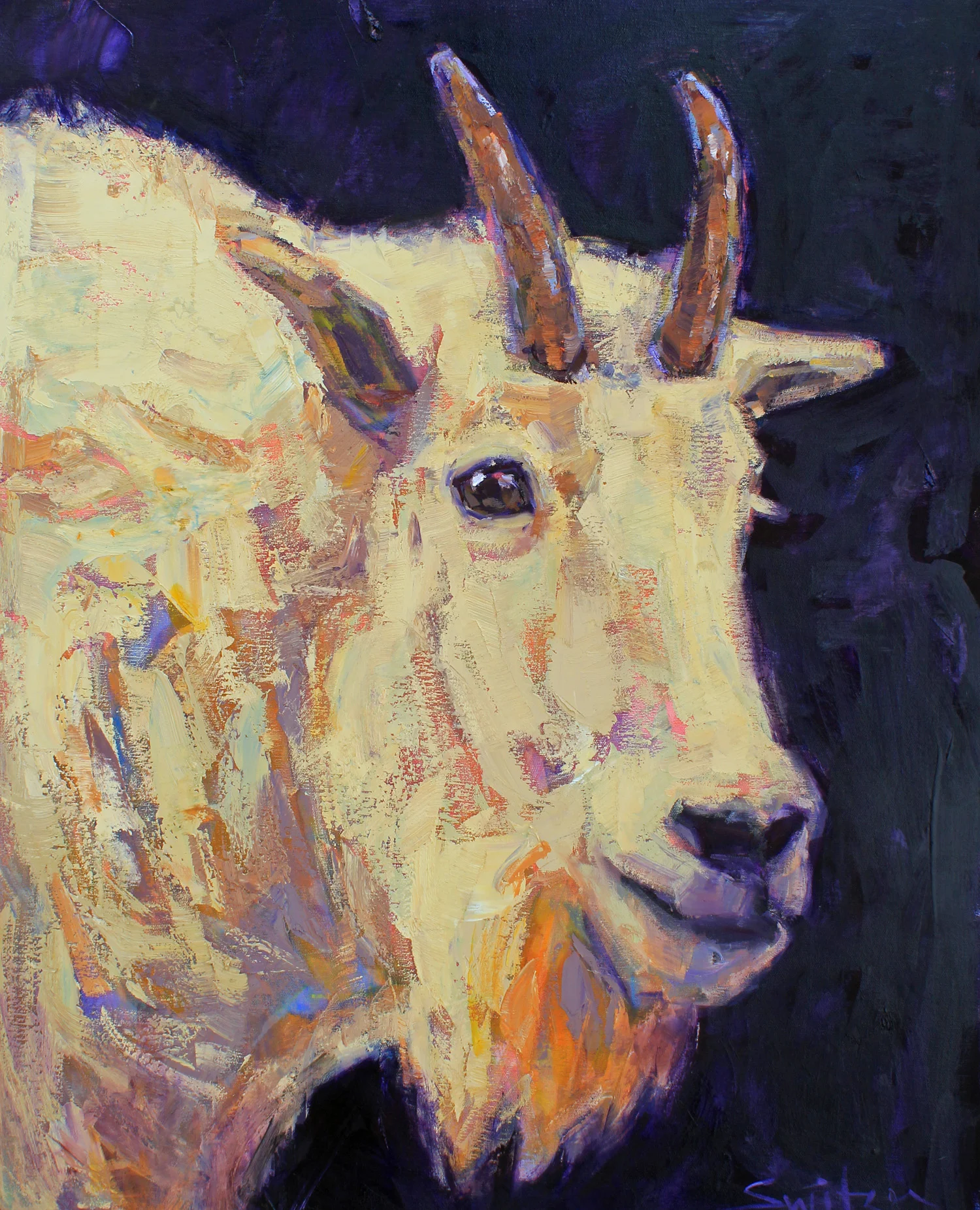 “Mountain King”, 30x24 inches, oil on canvas $3200
