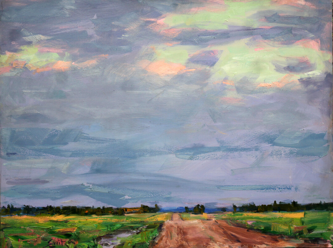  “Olander Road”, 36x48 inches, oil on canvas 