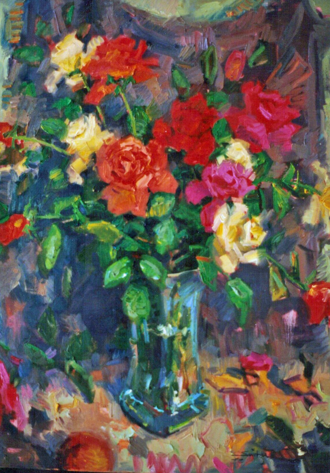 “Rose Still”, 40×30 inches,