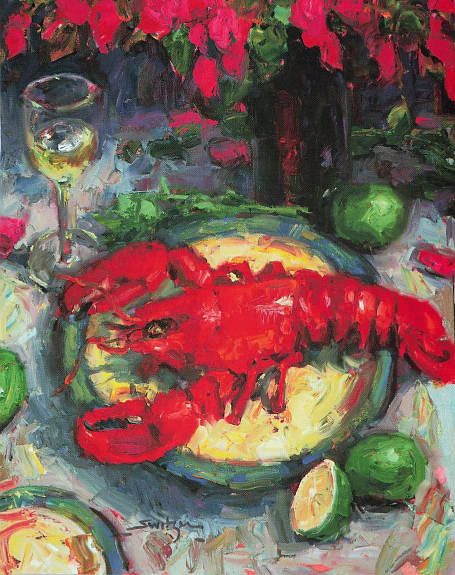 “Lobster”, 30×24 inches,