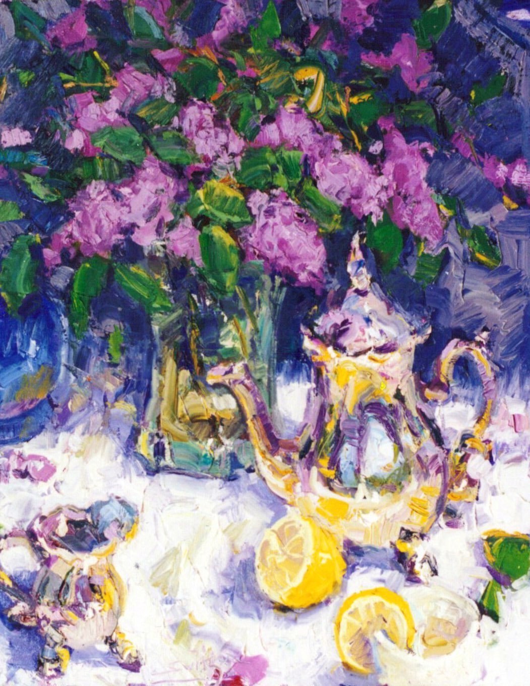 “Mom’s Silver”, 30×24 inches,