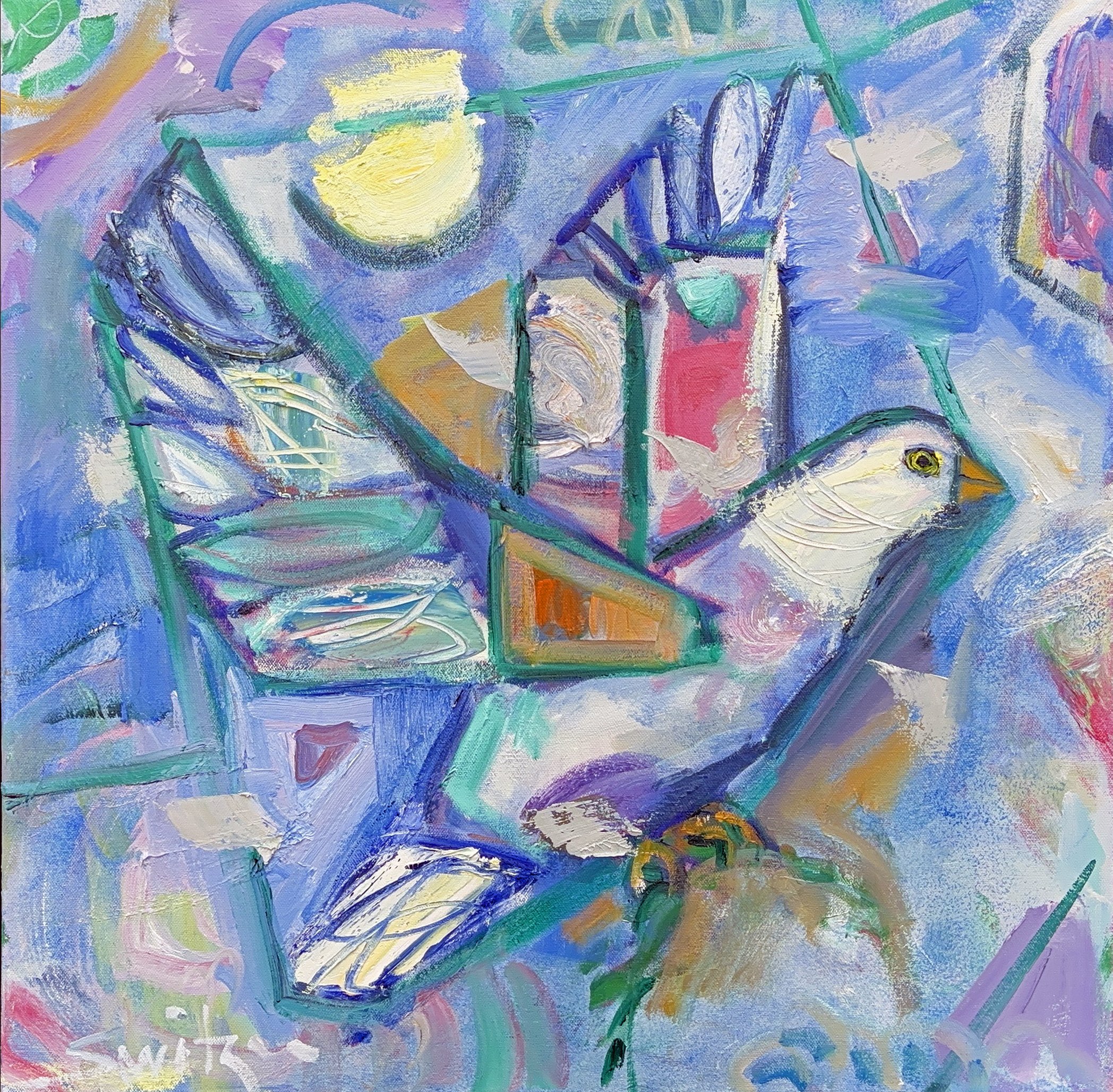  “Peace Maker”                                                                                              24×24 inches,                                                                                                 oil on canvas  