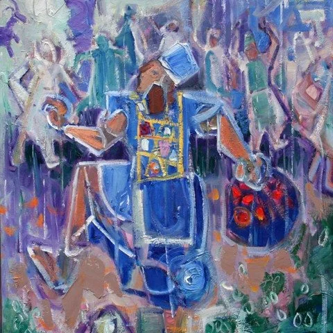   "Bechukotai"  Leviticus 26:3 to 27:34,                                                                                       painting 33,                                                                                                               