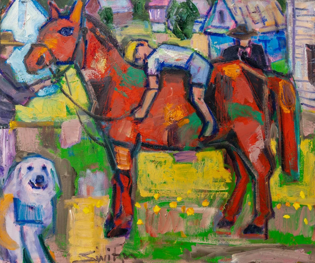  “My Horse”,                                                                                                       20×24 inches,                                                                                                   oil on canvas 