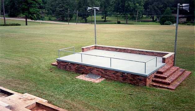 Reviewing stand and Parade Field Marker - May 1992