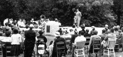 Lyman Ward Monument Dedication (1950) 