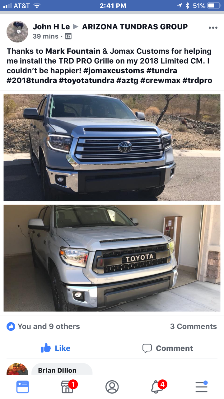 First Jomax Customs Install - May 20, 2018