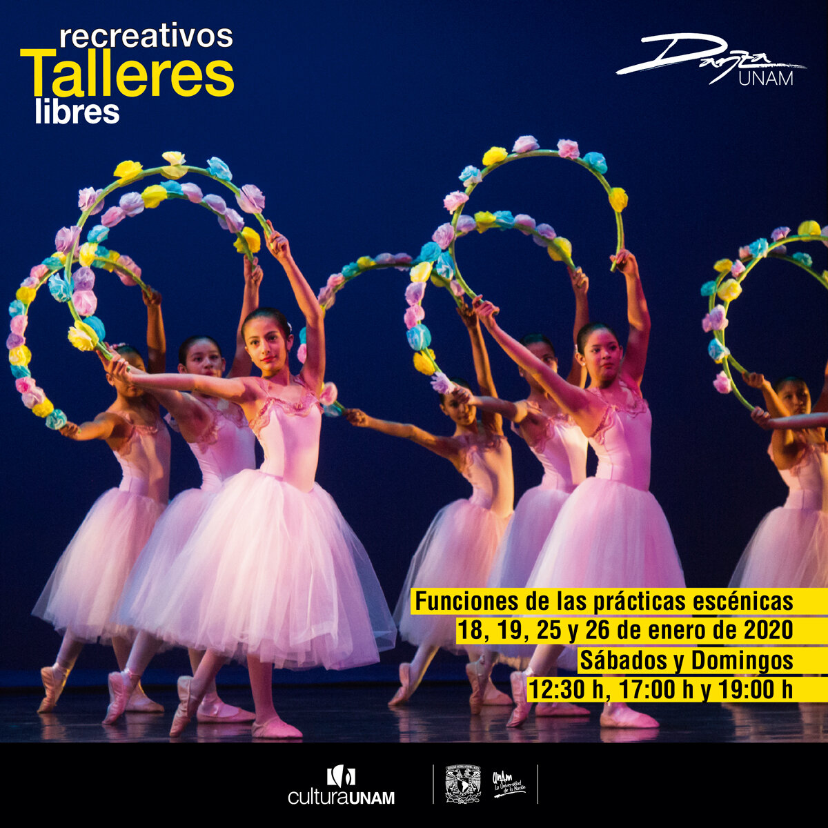 Prácticas escénicas de los Talleres Libres y Recreativos