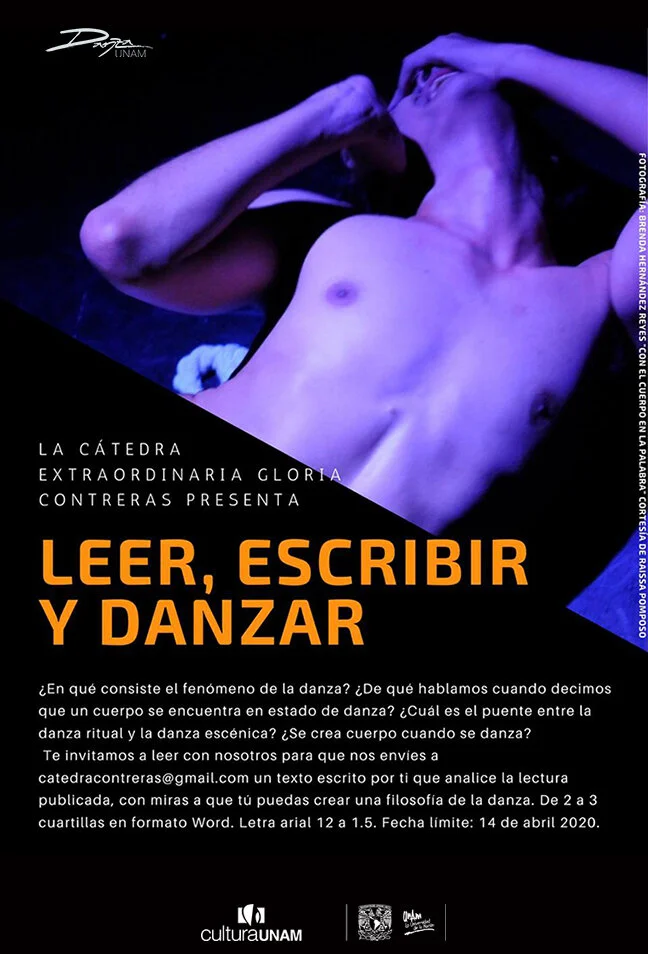 “FA, FE, FI, FO, FU, 2019 (Escrito en el marco del COVID-19)”, de Gustavo Emilio Rosales - Leer, escribir y danzar #DanzaDesdeCasa 