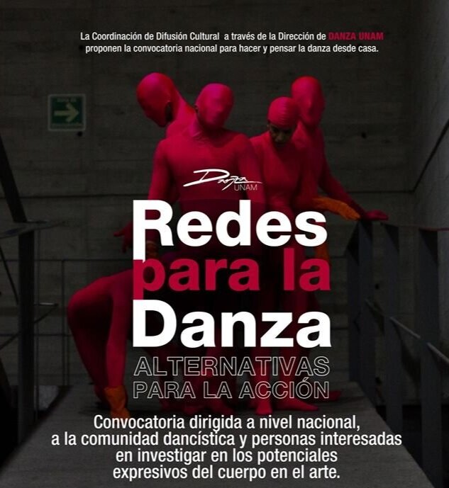 Convocatoria redes para la danza, alternativas para la acción.