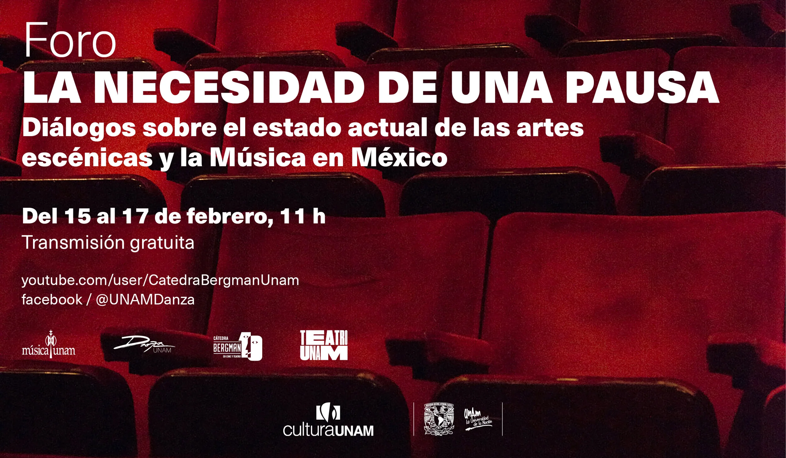 La necesidad de una pausa: Diálogos sobre el estado actual de las artes escénicas y la música en México