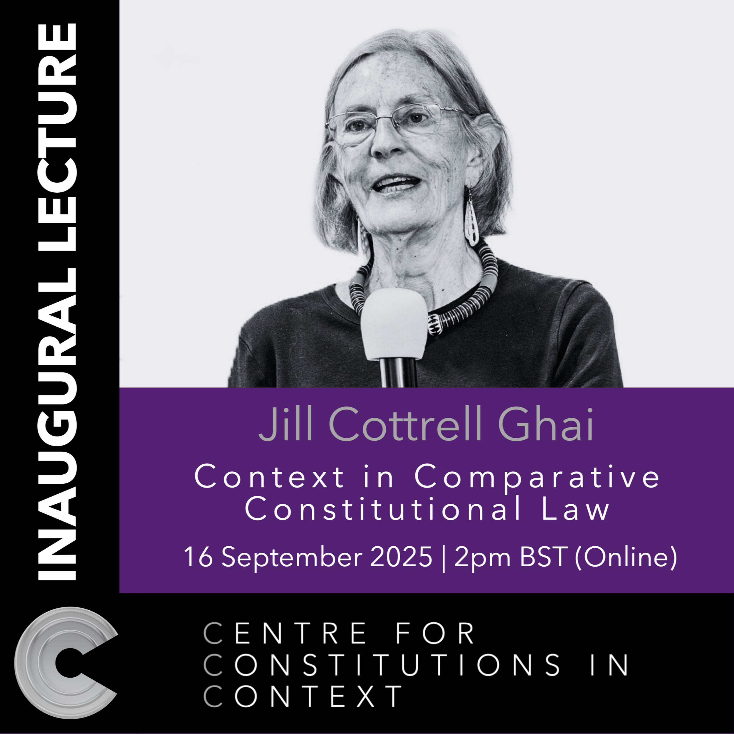 Announcement: Centre for Constitutions in Context Inaugural Lecture (Online)