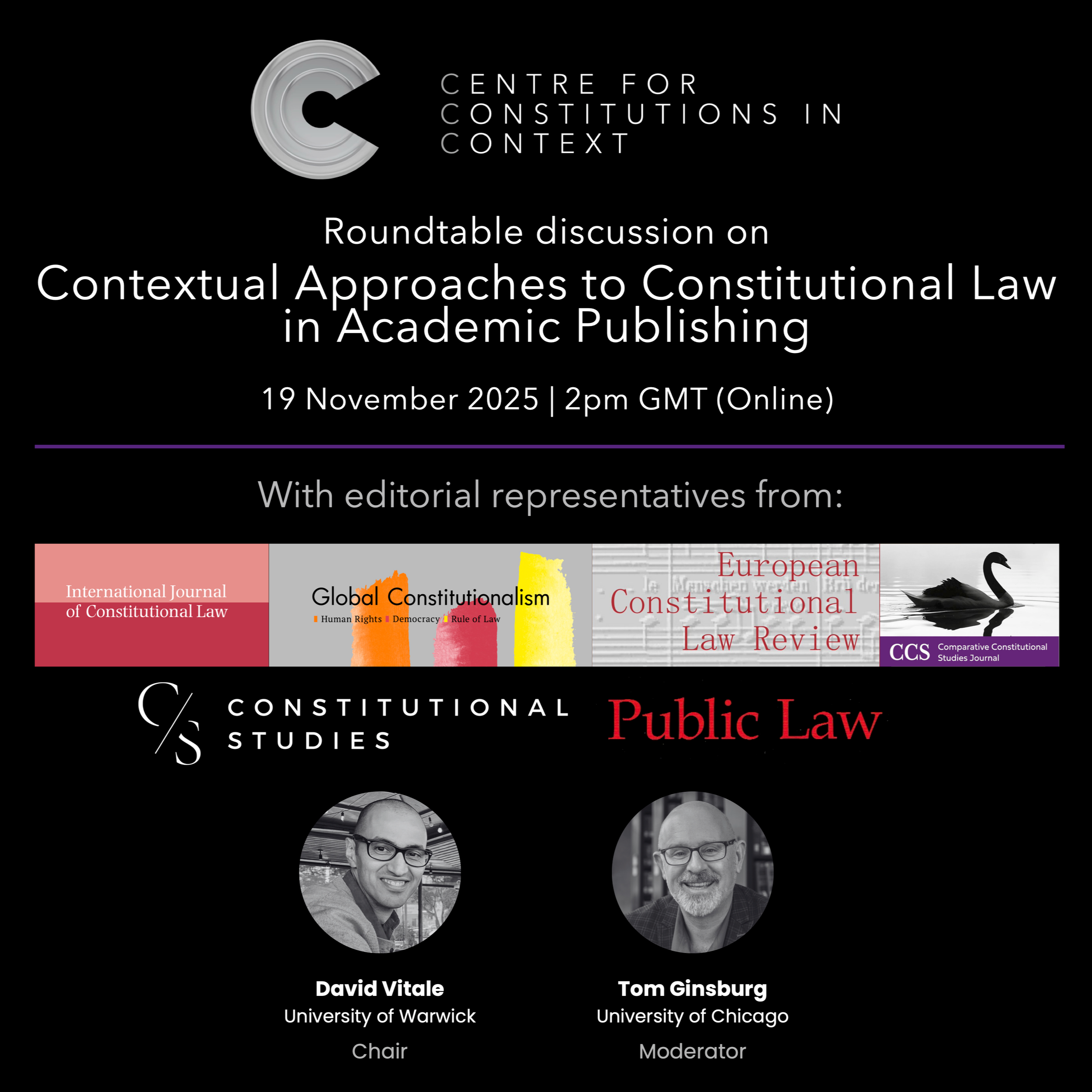 Announcement: Centre for Constitutions in Context (CCC) Roundtable on Contextual Approaches in Academic Publishing (Online)