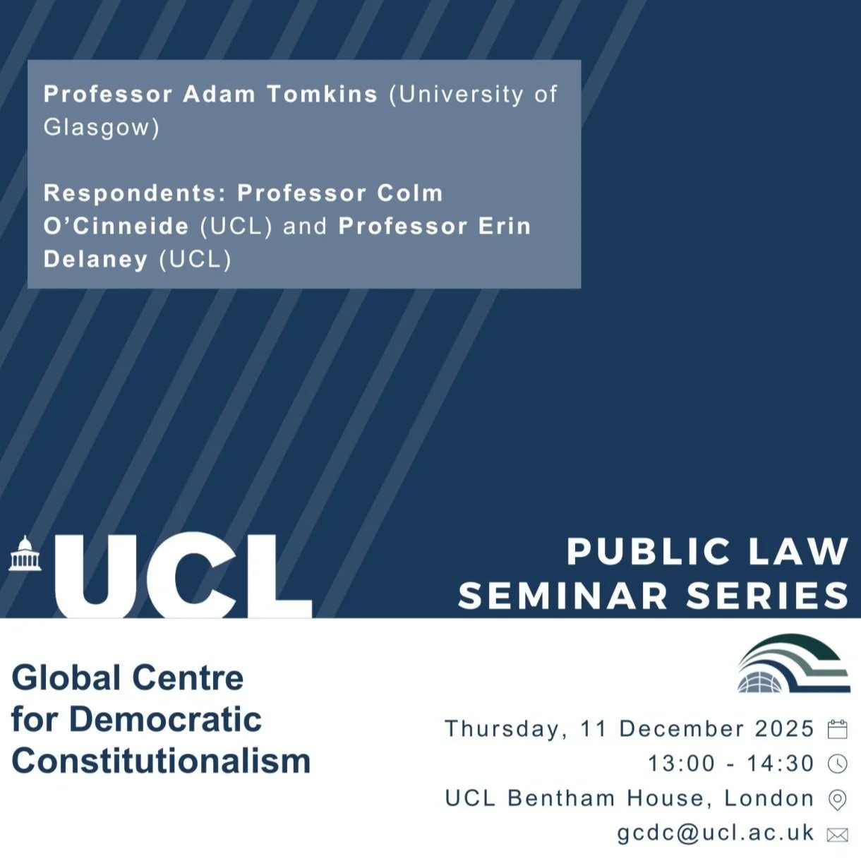 Announcement: Global Centre for Democratic Constitutionalism Public Law Seminar Series: On the Law of Speaking Freely