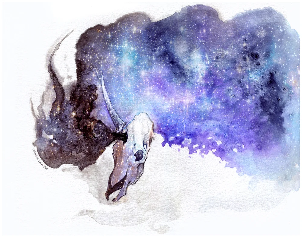 unicorn horn print the art of audre charamath schutte