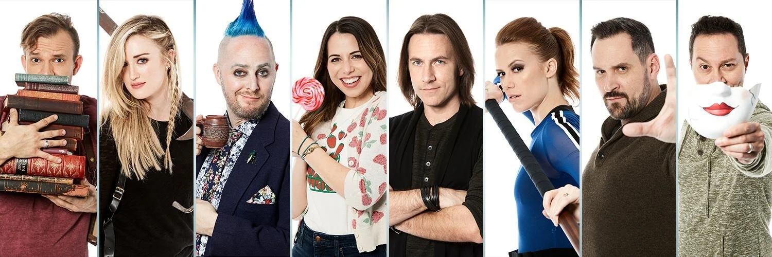 Critical Role’s Twitter header image containing the full cast