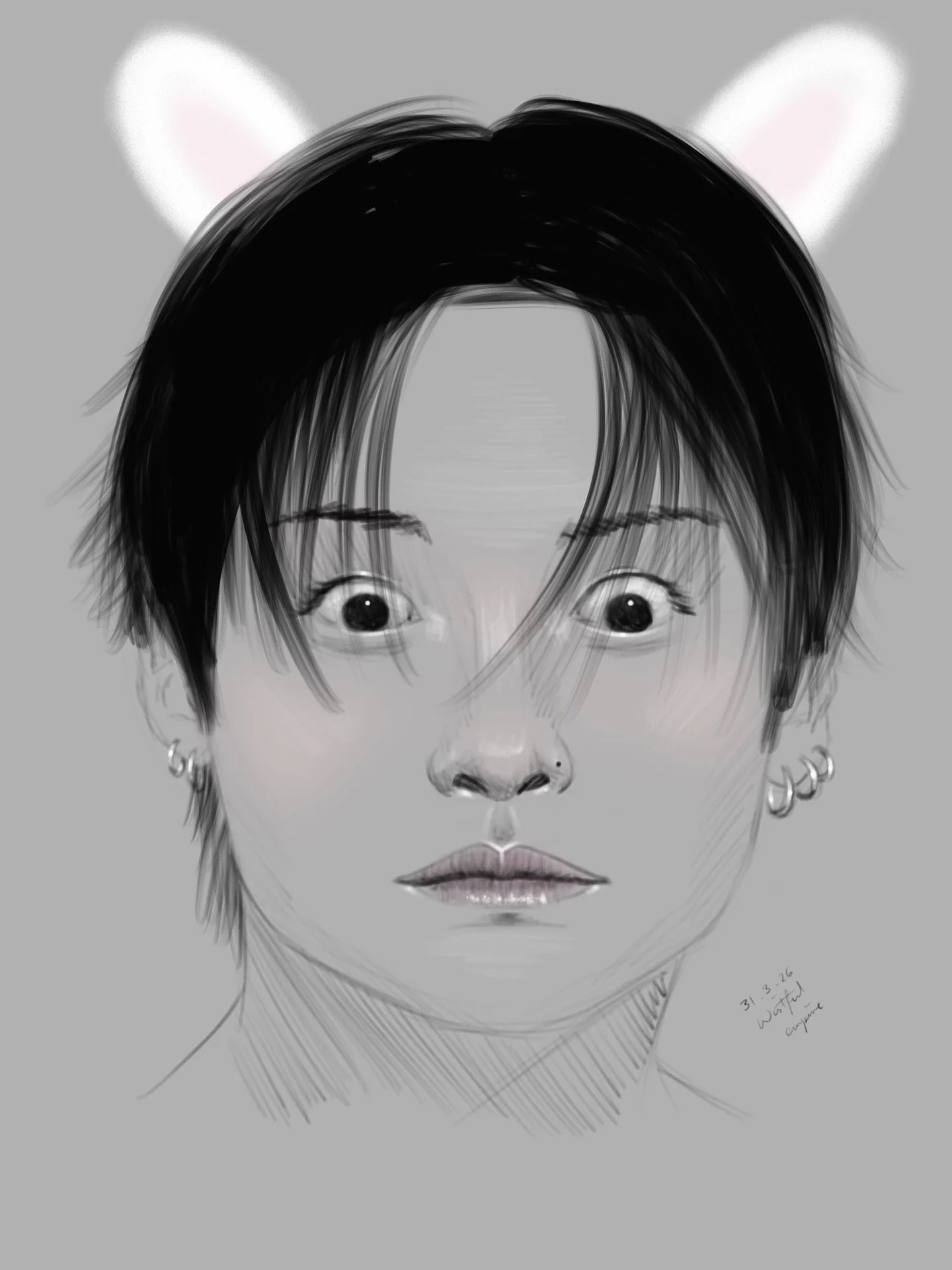 After yesterdays success, i&rsquo;m intentionally trying to be a bit looser and it seems to be working!!! Love it when @t.leeknowsaurus shows off his massive boba eyes haahha

#staytist #straykidsfanart #skzfanart #leeknow #leeknowfanart