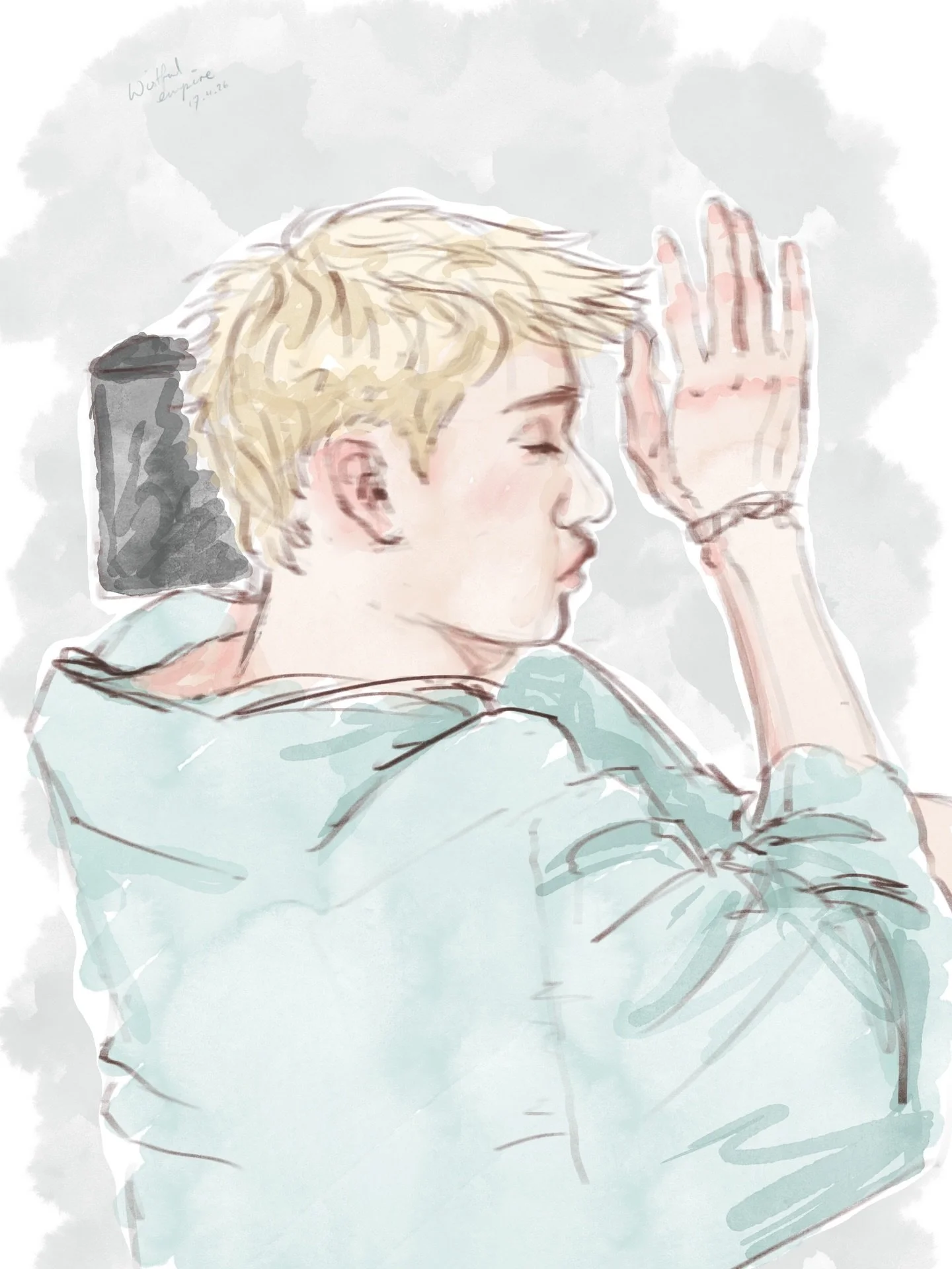 When even sedation can&rsquo;t stop @gnabnahc from creating music, you have to wonder what god poured the whole beaker of dedication into him! 

#staytist #straykidsfanart #skzfanart #bangchan #bangchanfanart