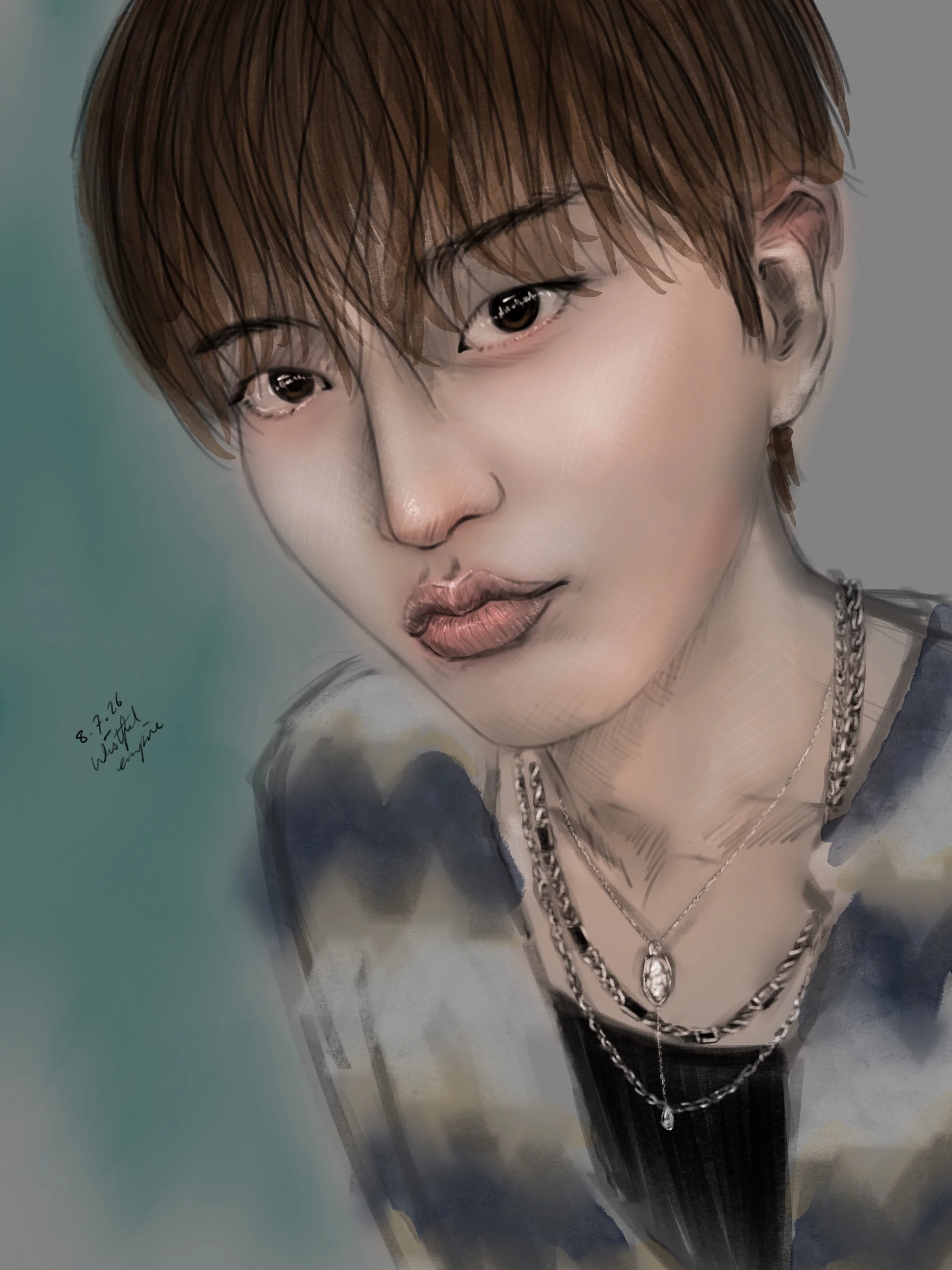 Tonight i tried drawing @imfinalho_ 
Its not very good. I chose what i thought was an easy reference photo but it turns out it was a very challenging perspective for me. But, i will only get better if i practice!

#choijongho #jongho #jonghofanart #a