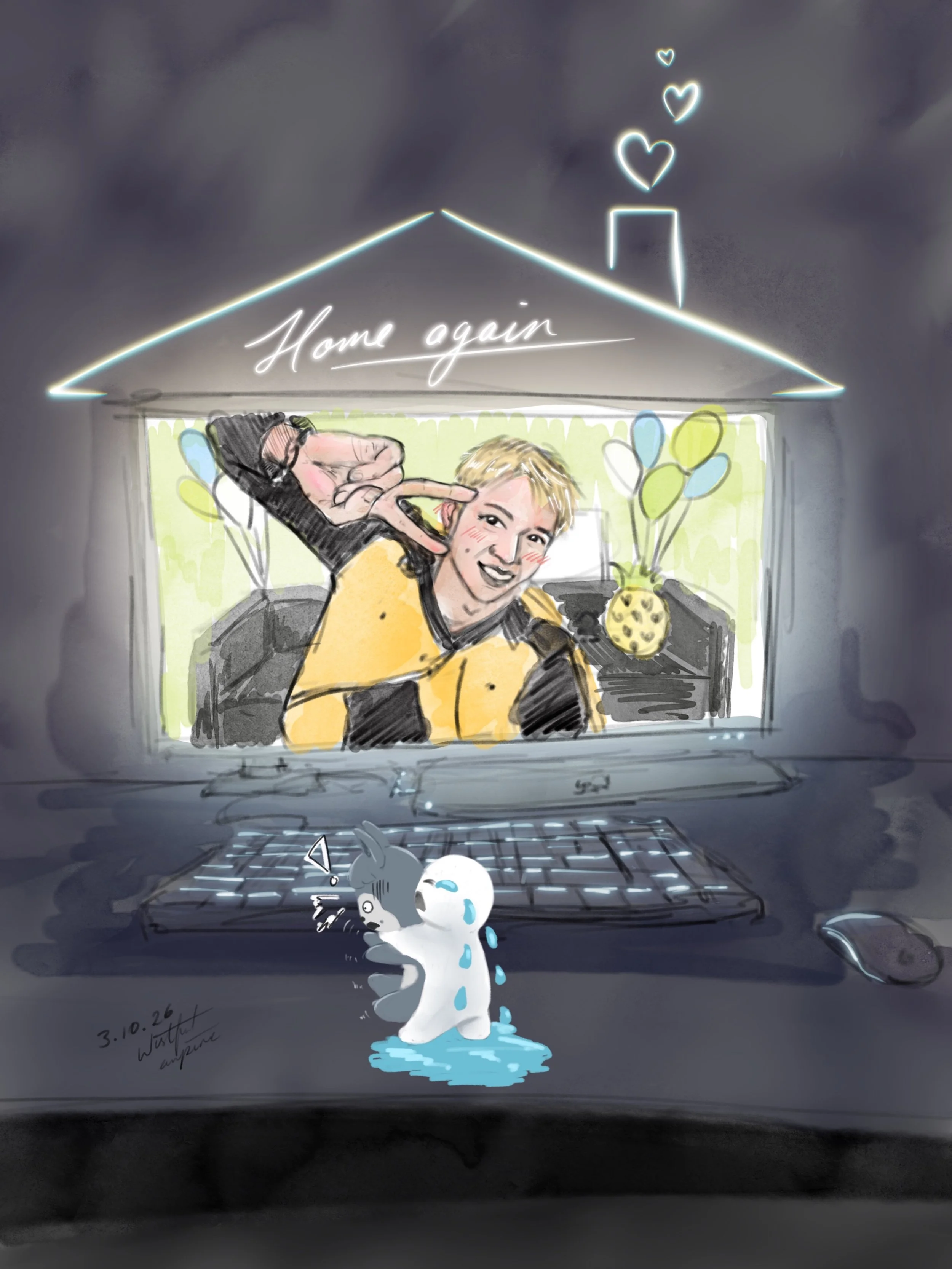 Sometimes home is a person, even if they dont know it. Happy birthday to the most inspiring person I have the pleasure of living in the same timeline as! @gnabnahc thank you so much for spending some of your precious time with us for your birthday. M