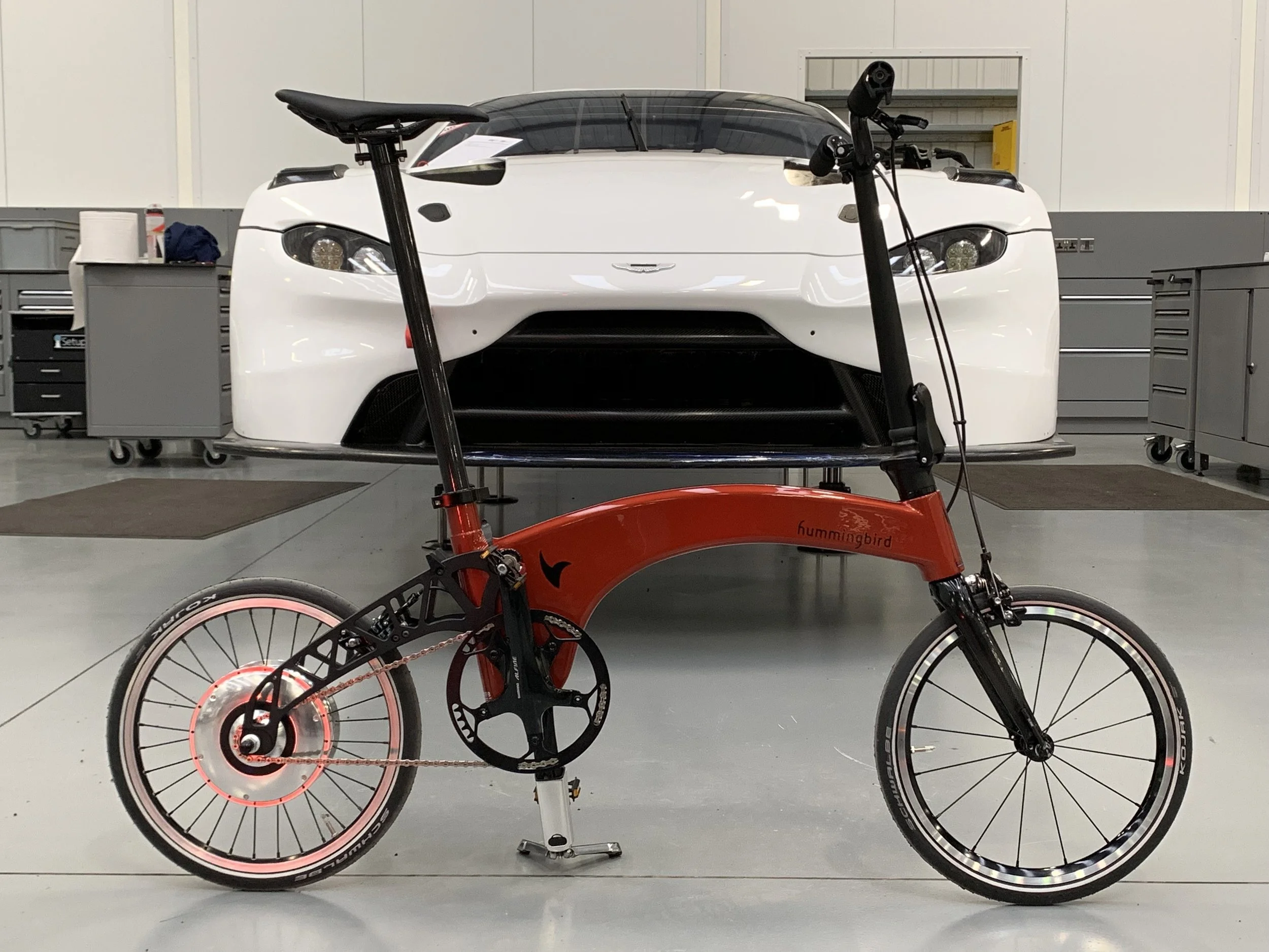 Custom BMW Shakur Orange electric Hummingbird