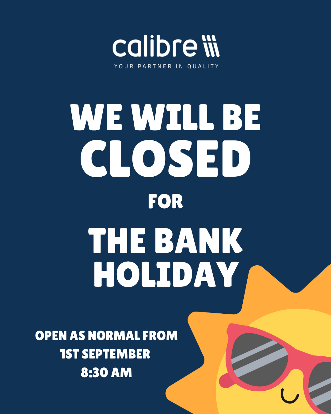 Bank Holiday Office Closure📢 