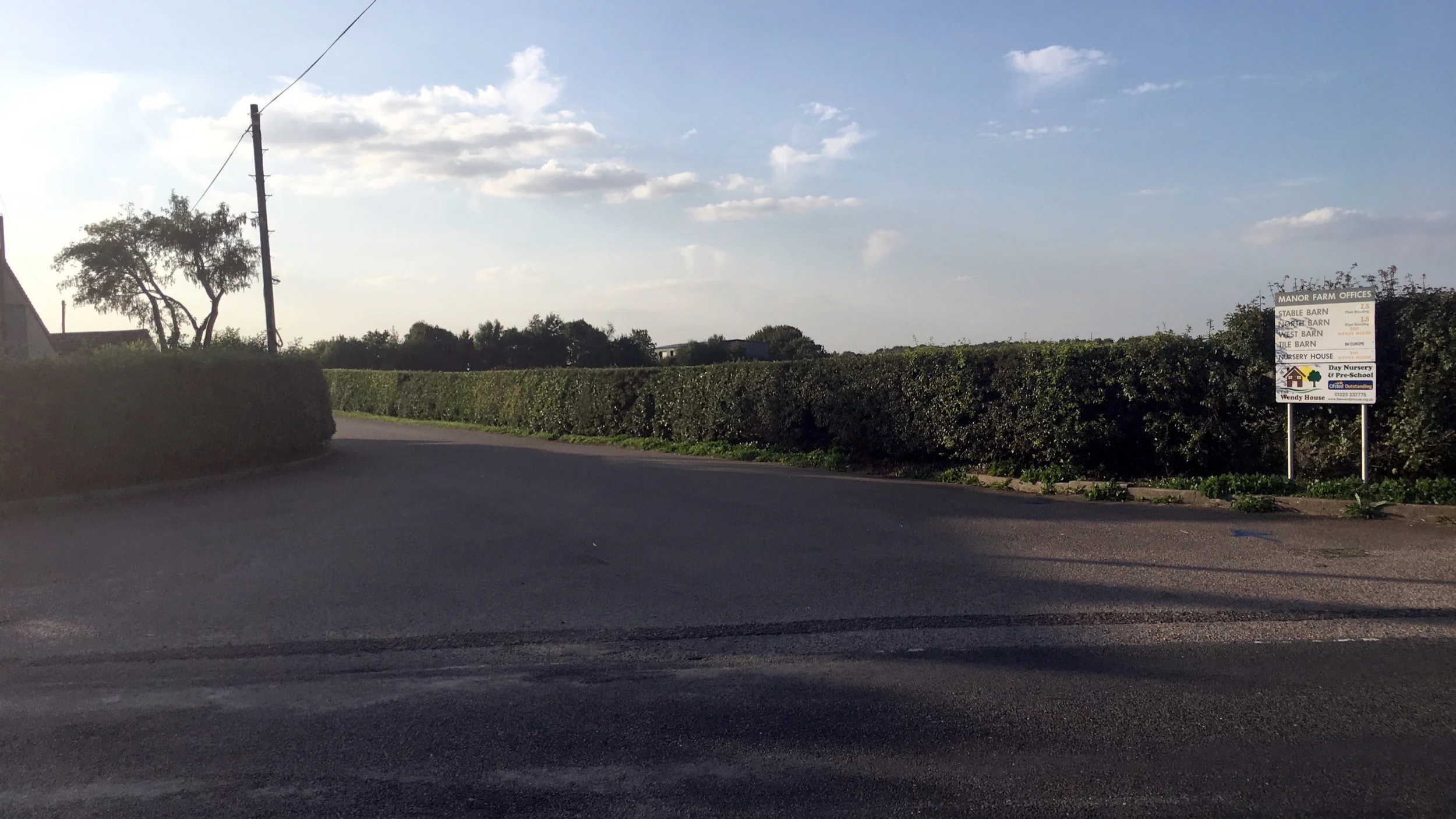 View from the road