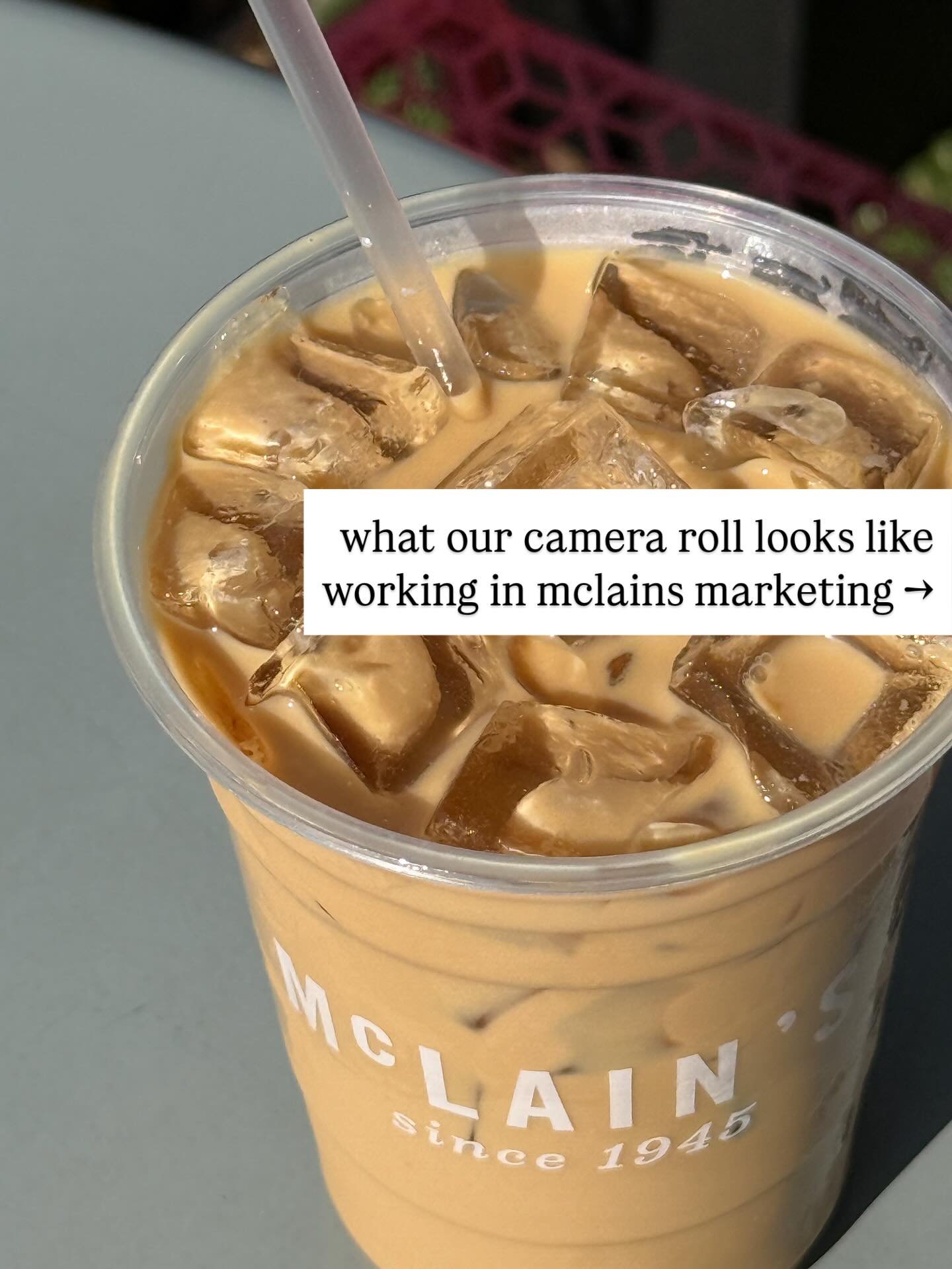 Swipe to see what working for McLain&rsquo;s is like! 🥐