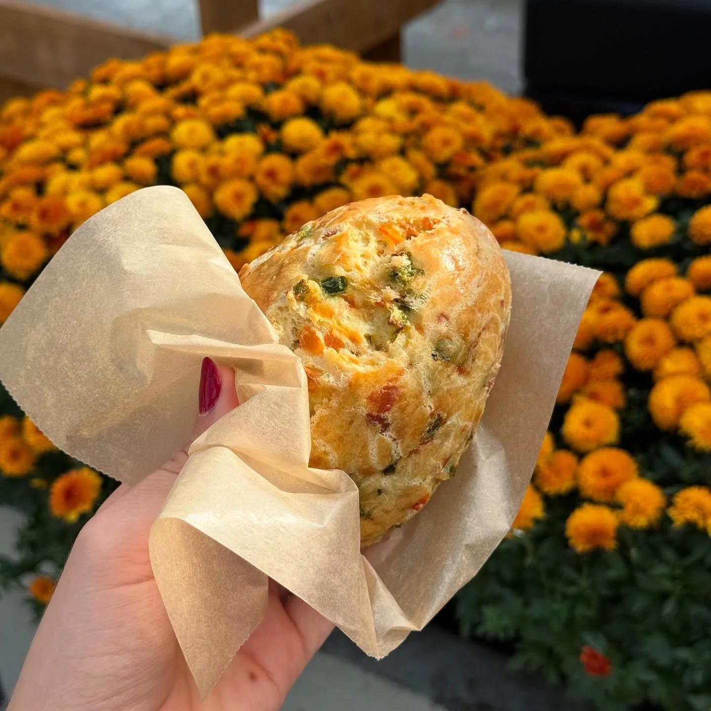 Jalapeño cheddar scone is leaving soon… BUT we’re making room for the chai scone!! 🤩
