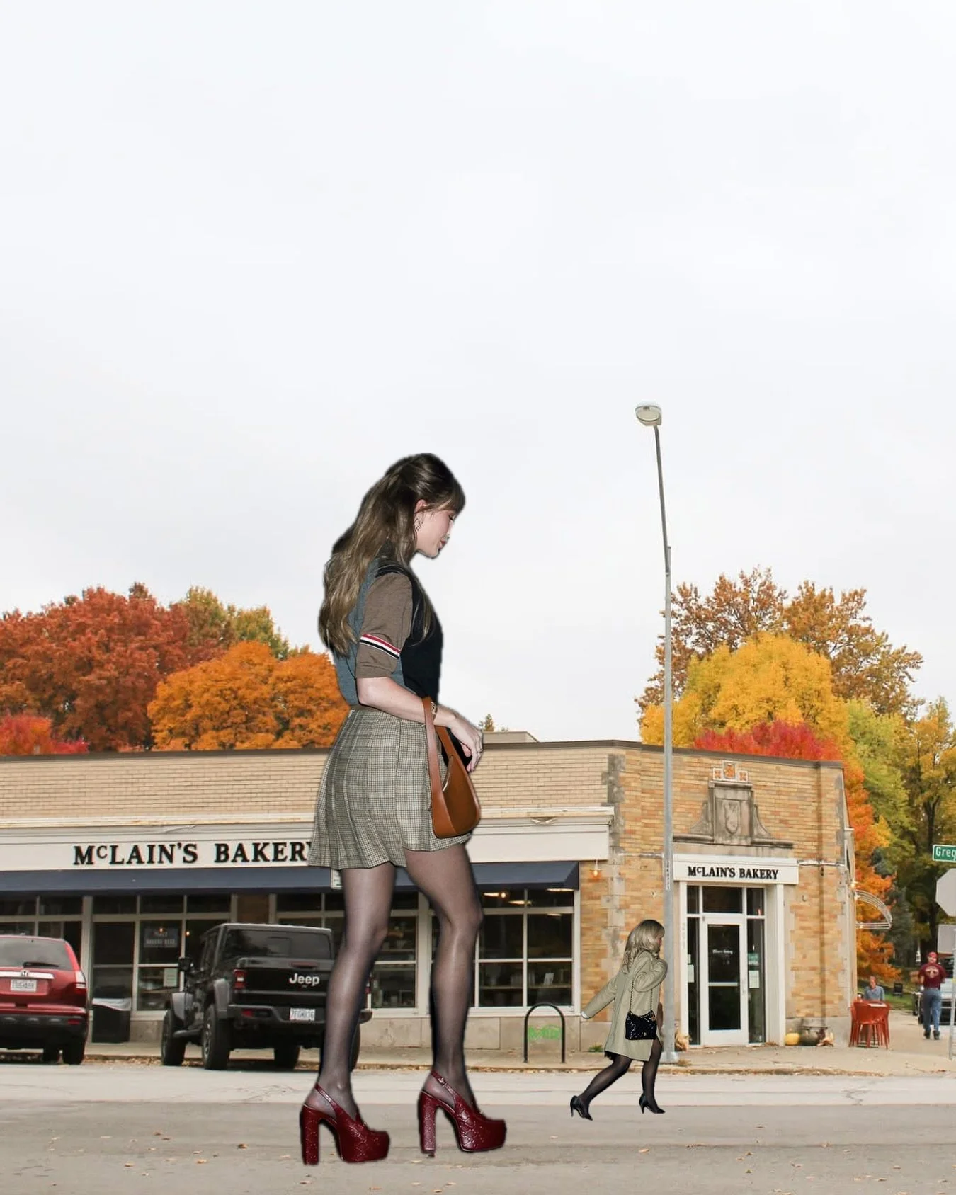 me &amp; my super tall baddie best friend going to McLain&rsquo;s to place our Thanksgiving pre-order 🦃🍽️ tag a tall baddie &amp; a short queen in the comments below ⬇️