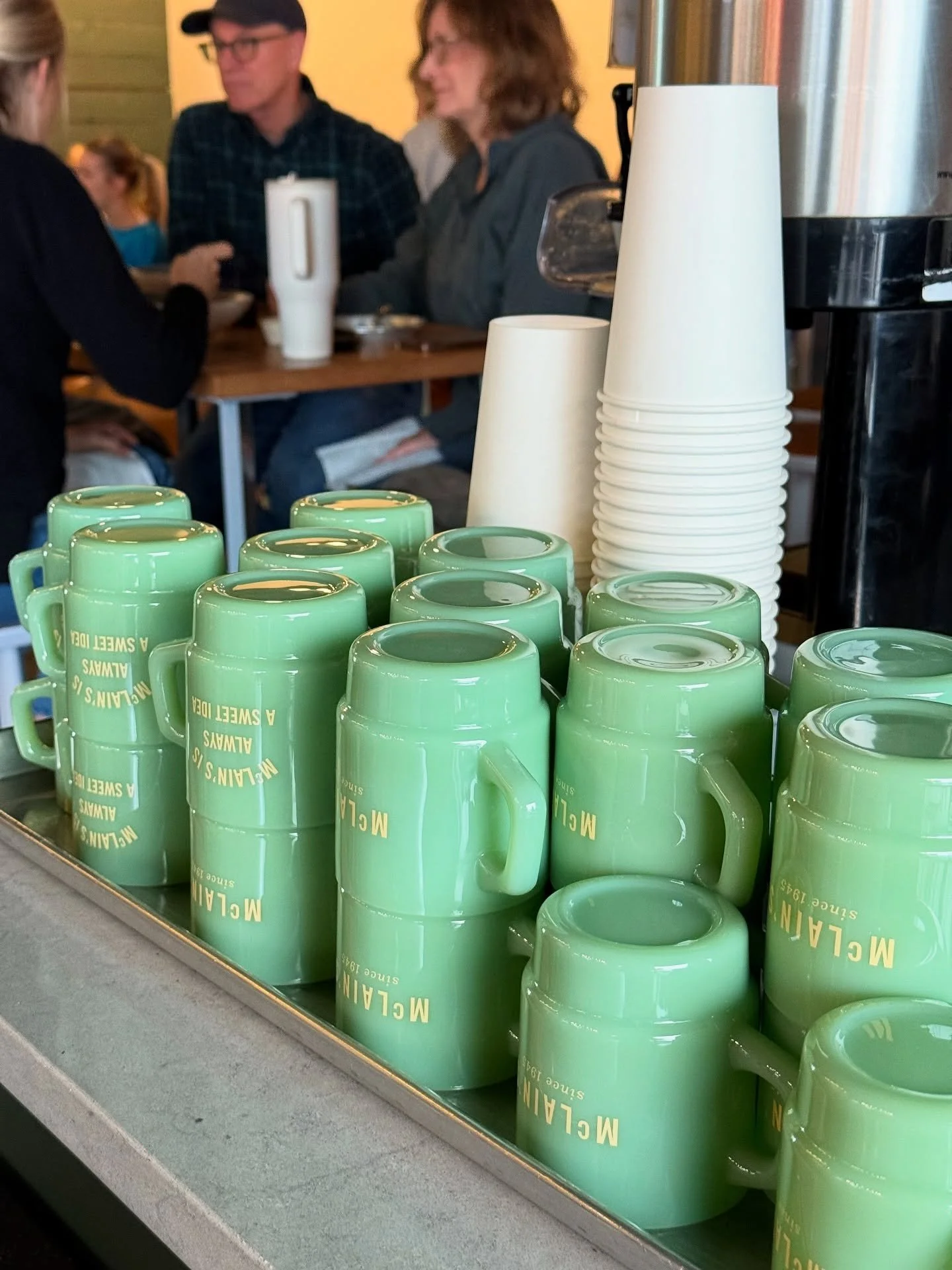 Have you spotted our new mugs yet? You can take one home with you for $16! We think it would make a perfect Christmas gift! 😉☕️