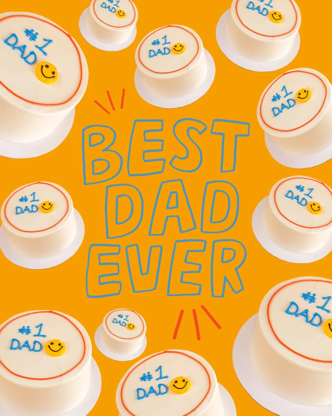 Something sweet for the best dad ever! 🍰 Place your pre-orders for the #1 dad cake at the link in our bio!
